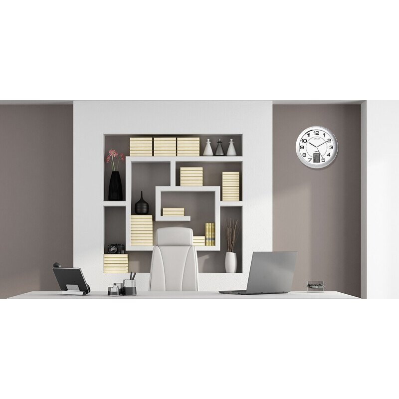 Pendule Unilux Instinct gris métal