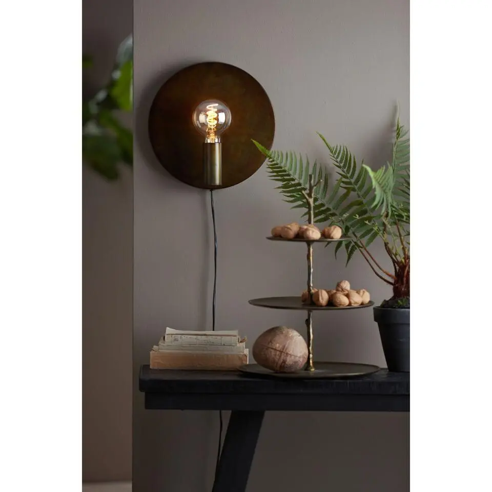Wandlamp Disc - Goud - Ø30cm