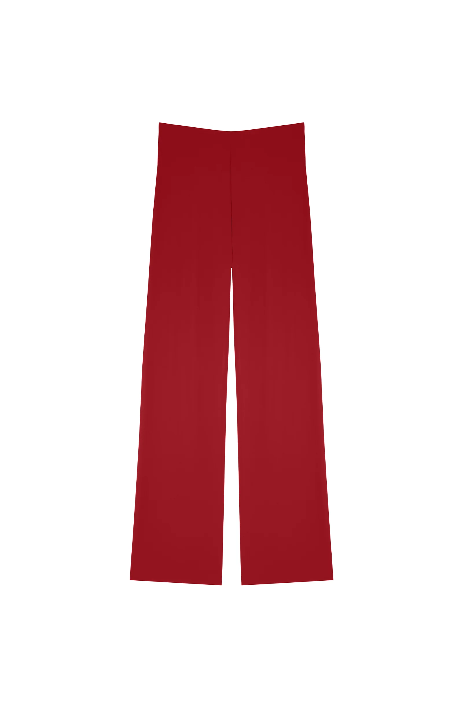 myla Pantalon ample en voile léger rouge garance Garance