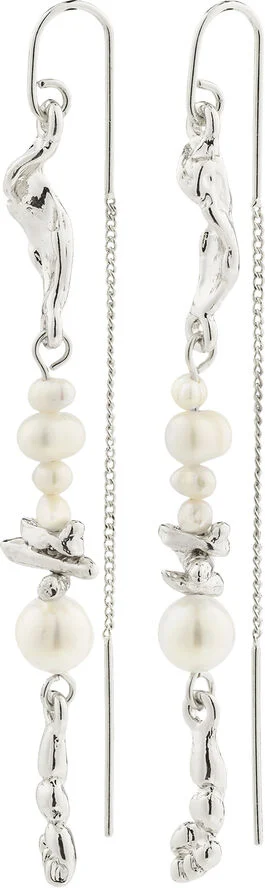 Pilgrim INTENT chain earrings silver-plated Sølv