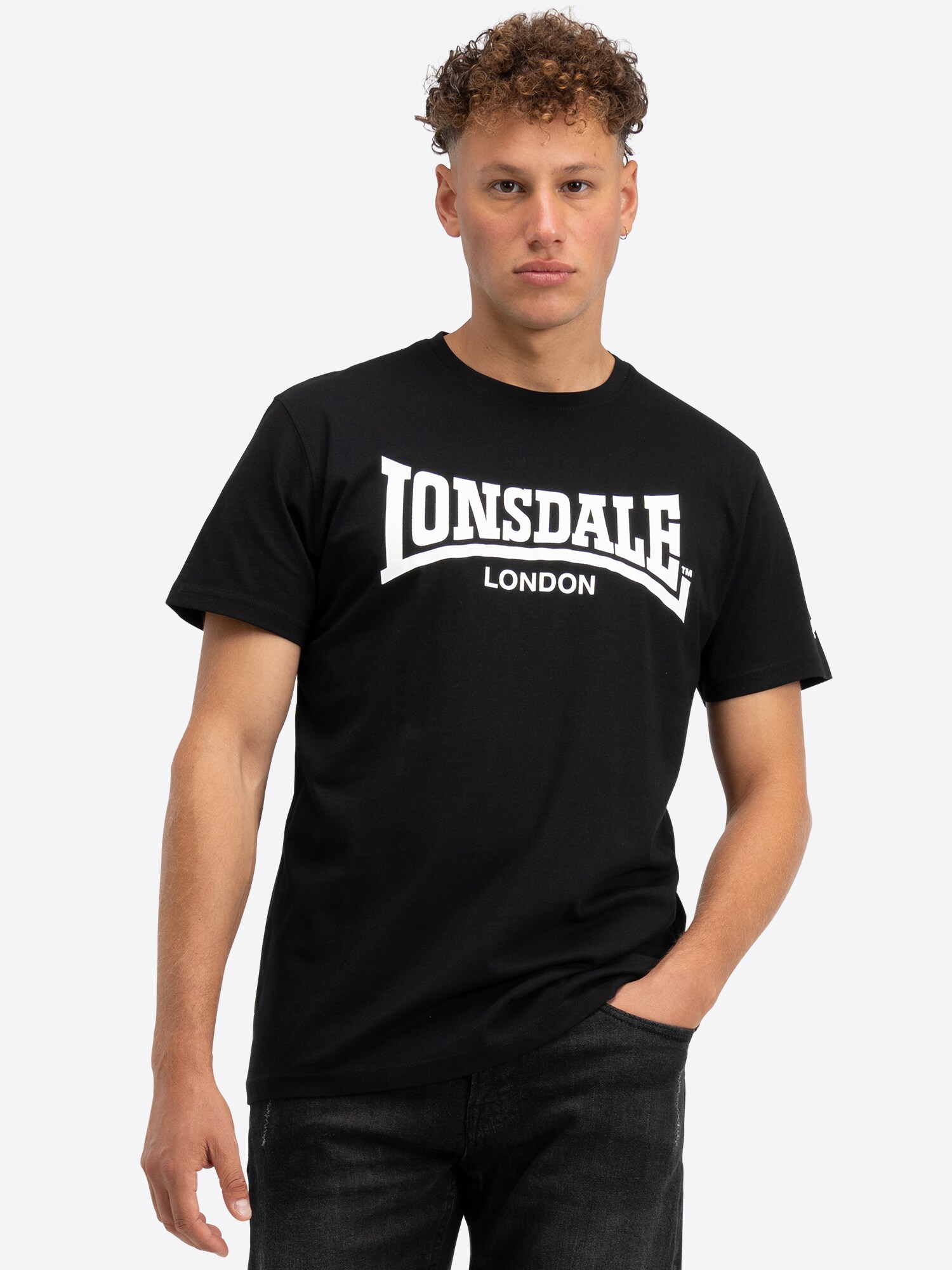 Lonsdale Herren T-Shirt normale Passform Doppelpack PIDDINGHOE
