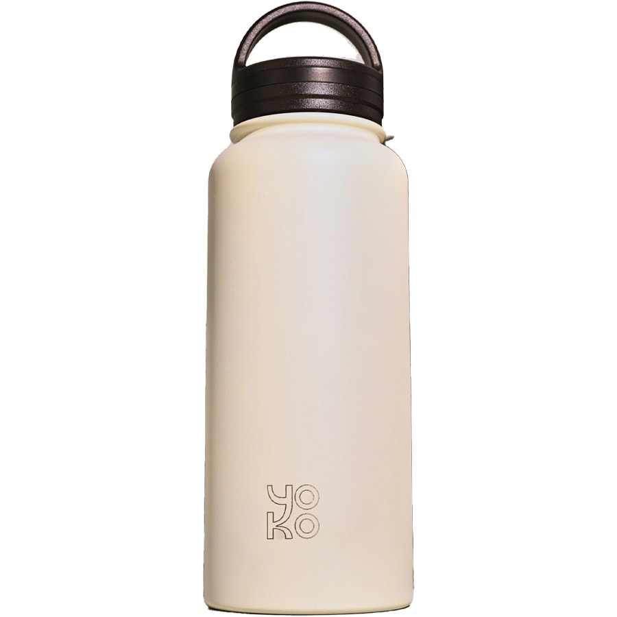 Bouteille isotherme avec poignée - Blanc cassé - 1 L