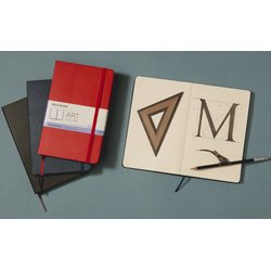 MOLESKINE Carnet de croquis, P/A6, 165 g/m2, rigide, noir