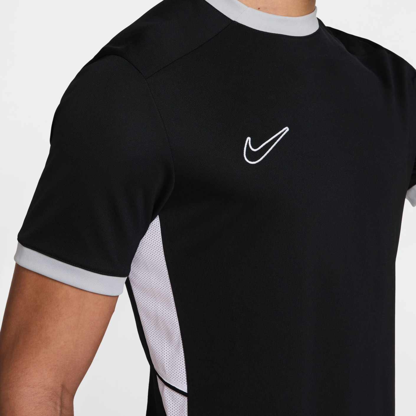 Nike Academy 25 Trainingsshirt Zwart Grijs Wit