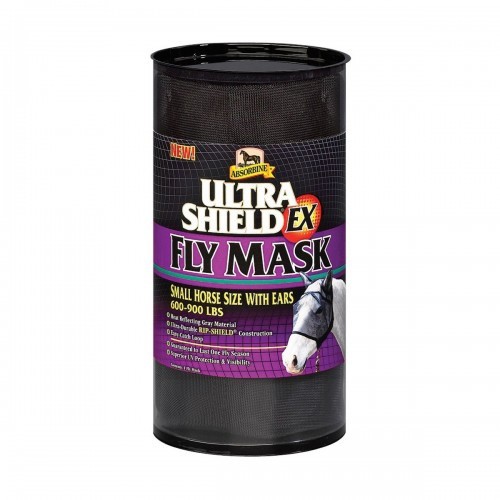 Máscara anti-moscas Absorbine UltraShield EX, preta