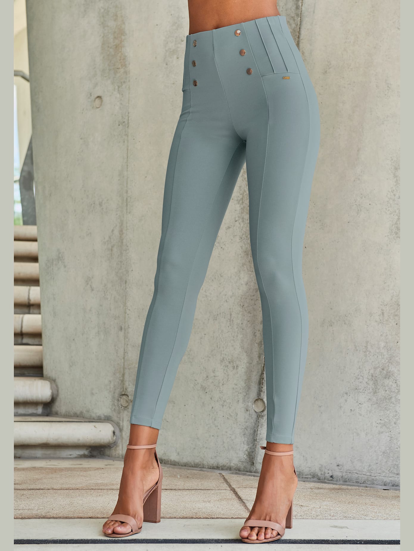 Legging taille haute caleçon taille haute