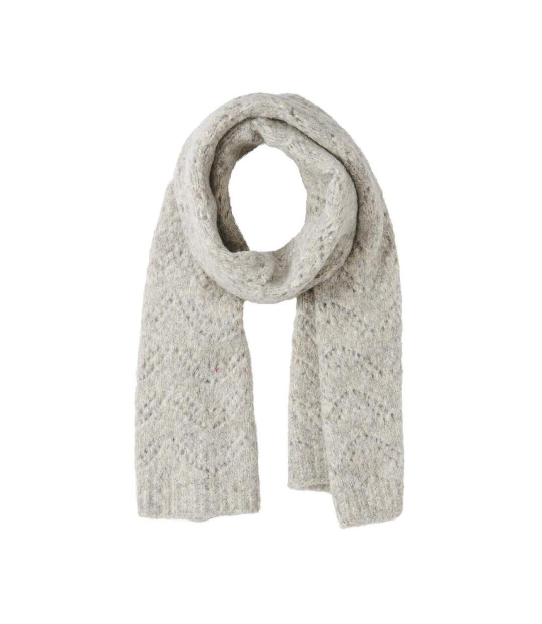 Echarpe Gris Femme Pieces Bibi