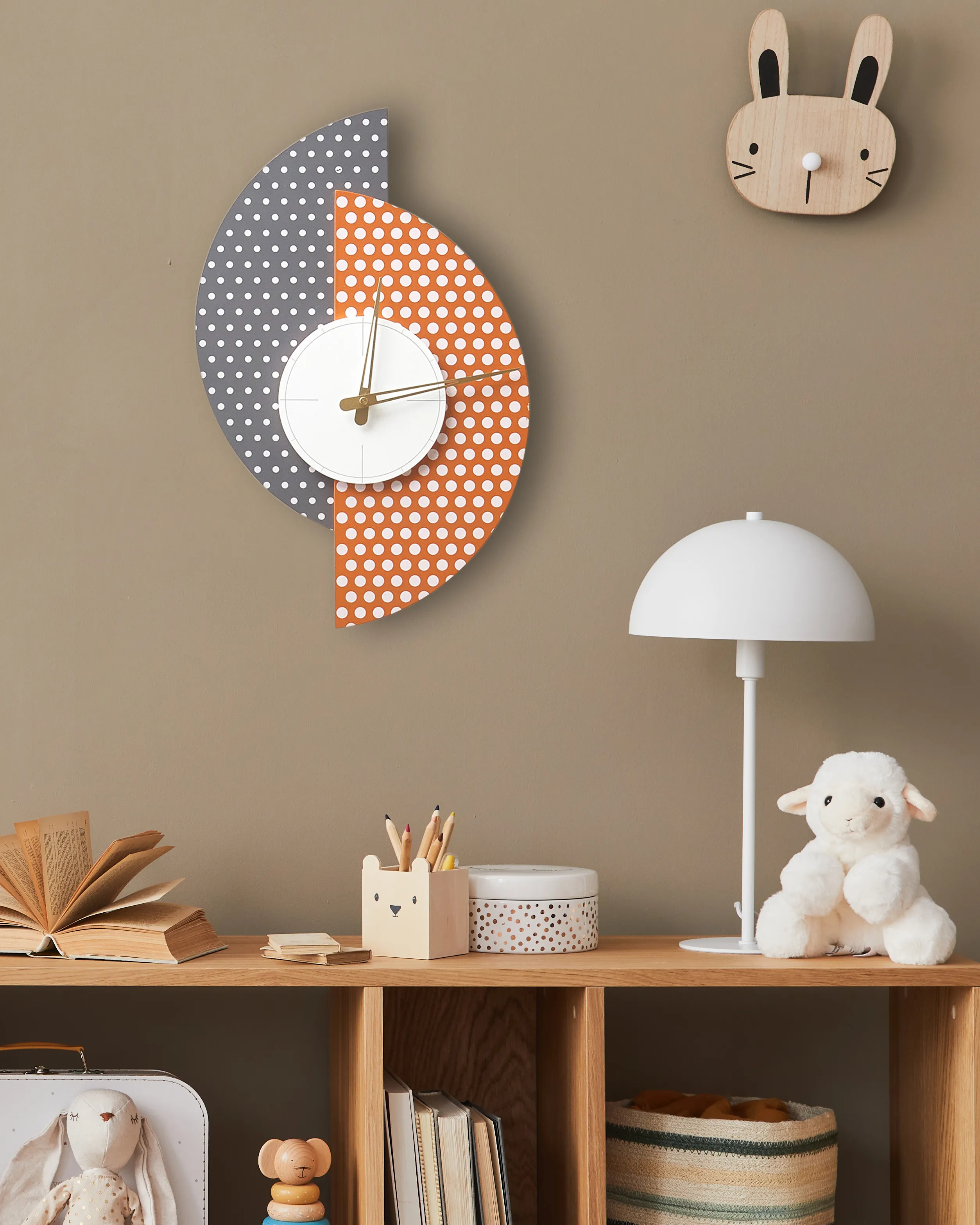Wandklok CHALAIS 29 cm Grijs