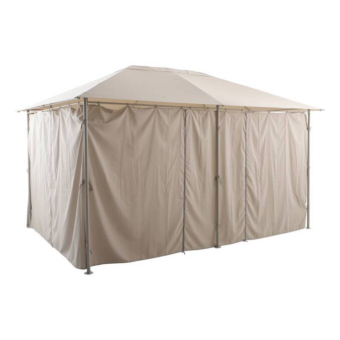 Rideau, moustiquaire SANTORINI Beige Lin