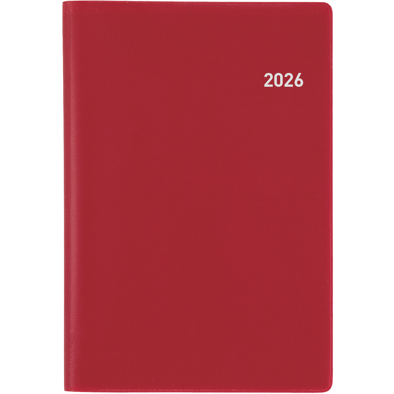 Biella Agenda 2026 Istanbul, 1 Monat / 2 Seiten, weinrot