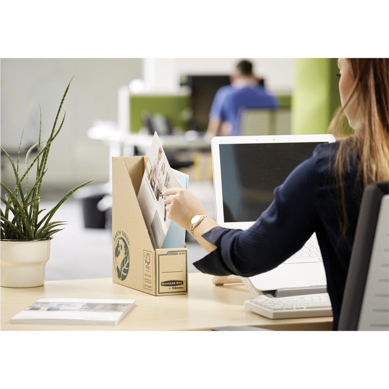 Range-revues Fellowes Bankers Box Earth - marron dos 8,2 cm
