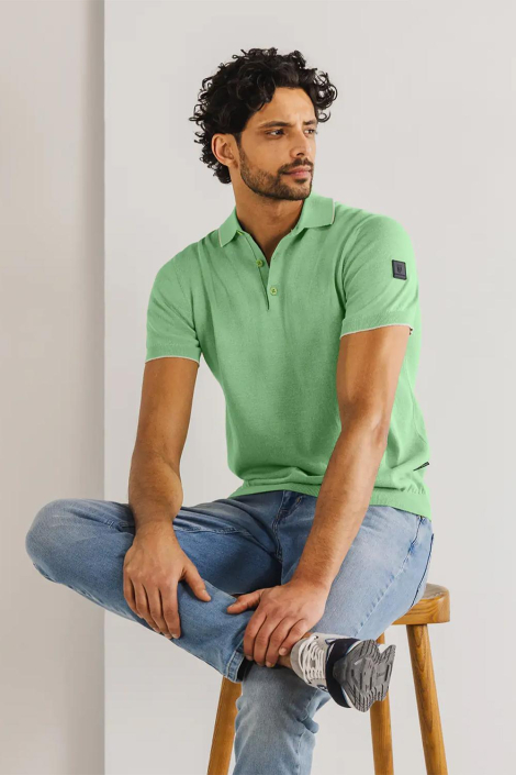 State of Art groene heren polo