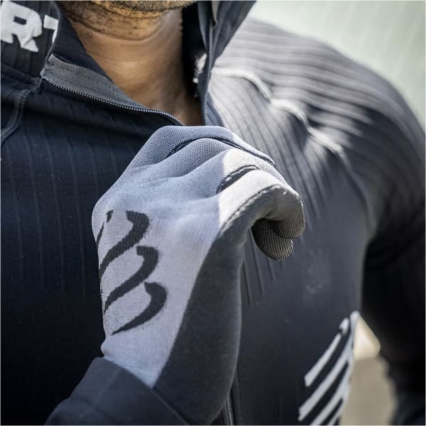 Gant running COMPRESSPORT 3D THERMO GLOVES ASPHALTE BLACK