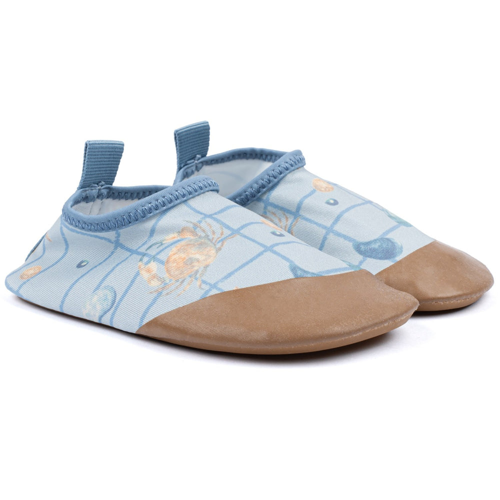 Køb Mikk-Line Faded Denim AOP Badesko