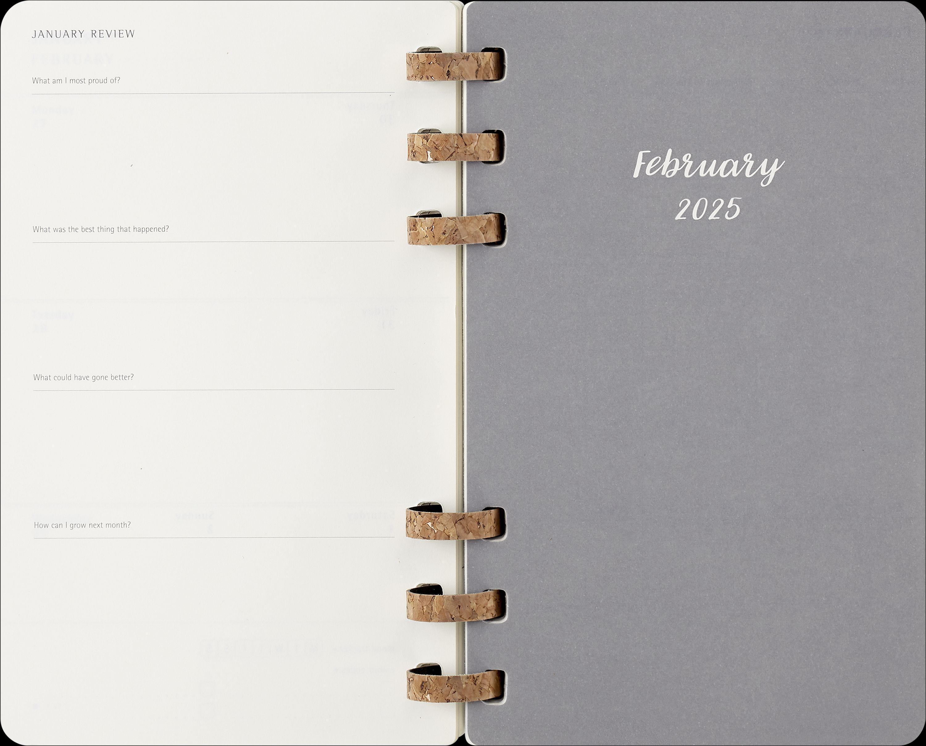 Moleskine 12 Monate Planer mit Spiralbindung, L/A5