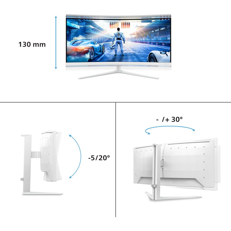 Philips Evnia 5000 34M2C5501A/00 écran plat de PC 86,4 cm (34