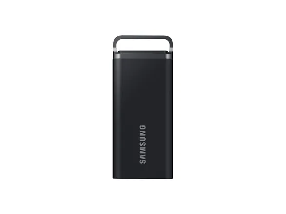 Samsung T5 Evo MU-PH4T0S - SSD - krypteret - 4 TB - ekstern (bærbar) - USB 3.2 Gen 1 (USB-C stikforbindelse) - 256-bit AES - sort