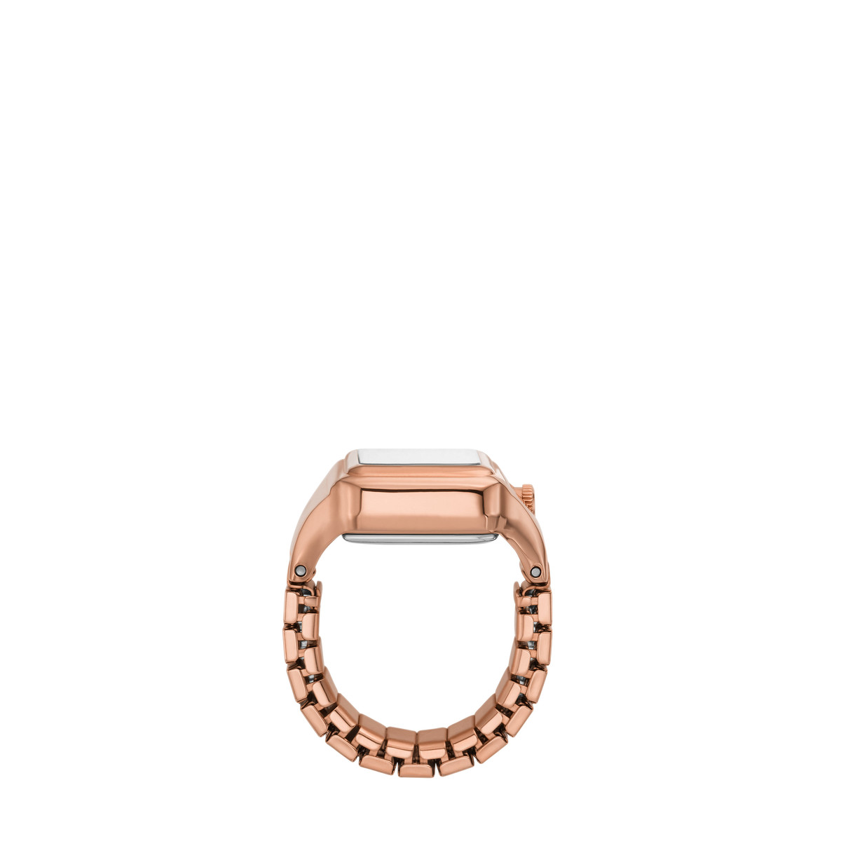 Montre FOSSIL watch ring femme bracelet acier inoxydable doré rose