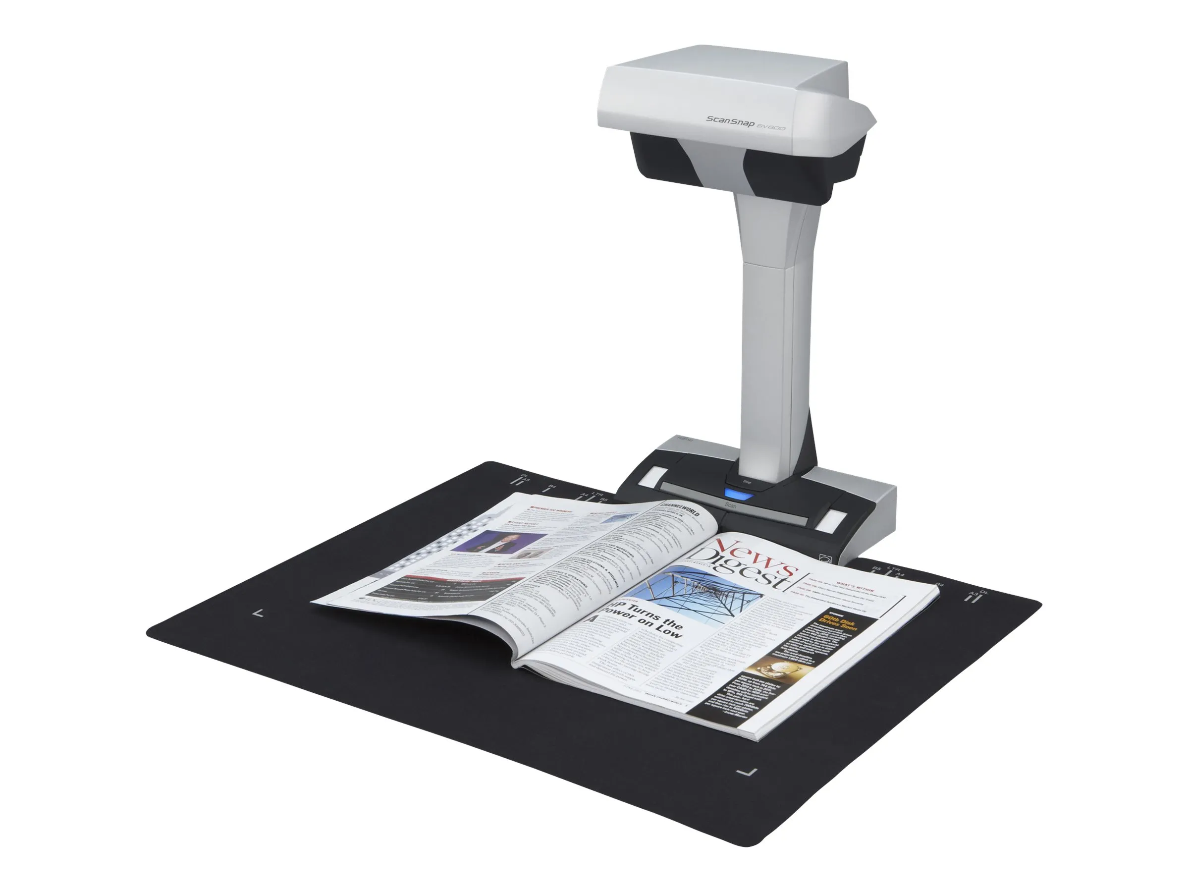 Ricoh ScanSnap SV600 - Overheadscanner - CCD - 432 x 300 mm - 285 dpi x 283 dpi - USB 2.0