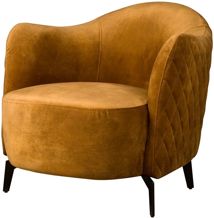 Fauteuil Gold Bondo  B75 x D80 x H72 cm