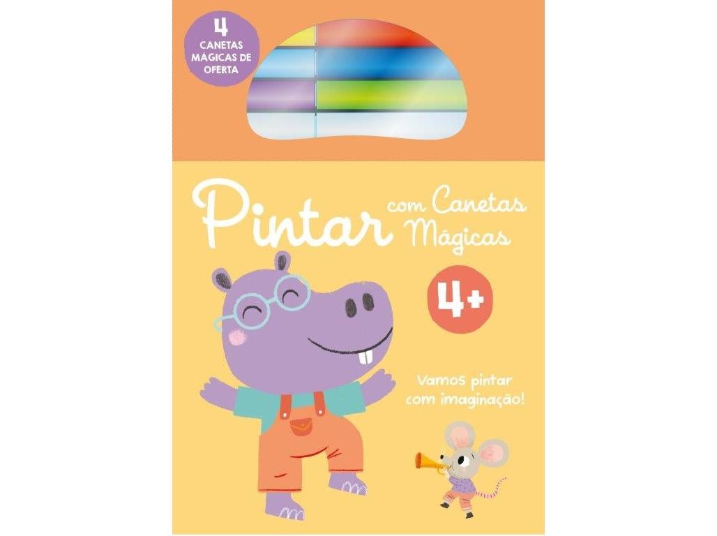 LIVRO PINTAR COM CANETAS MÁGICAS HIPOPÓTAMO 4