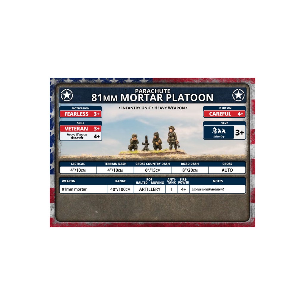Flames of War - Parachute Mortar Platoon