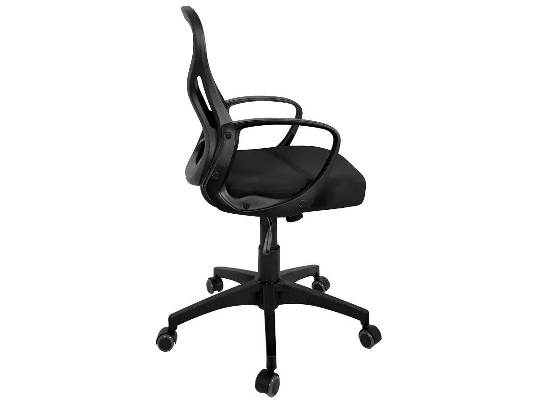 Chaise bureau ergonomique siège basculant renfort lombaire hauteur réglable pivotant FEST (noir)