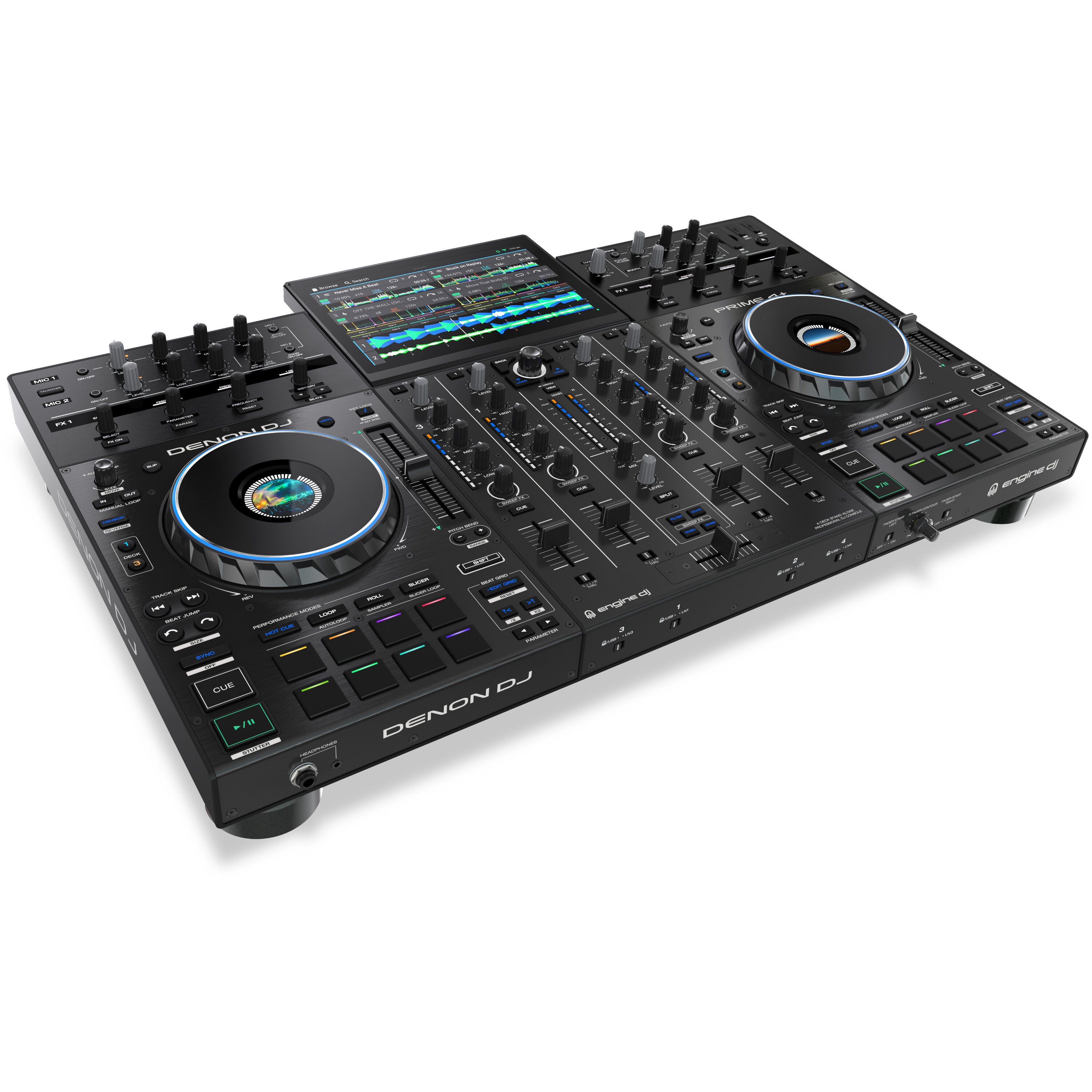 Denon DJ Prime 4+ 4-deck standalone DJ-controller