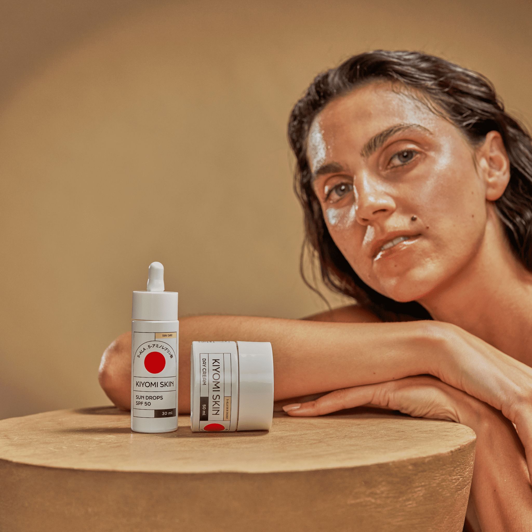 Kiyomi Skin Hautschutz Duo - Gesichtscreme und Sonnenserum