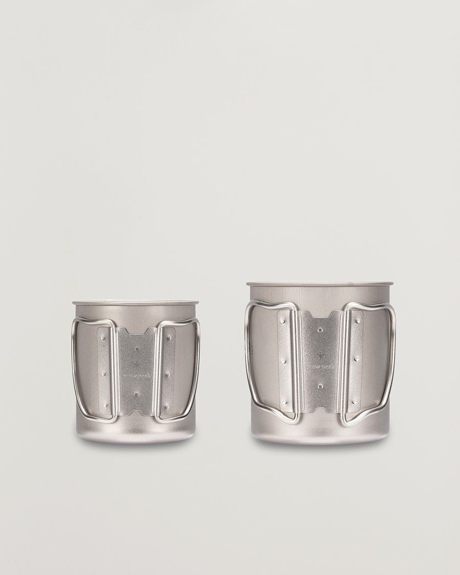 Snow Peak Titanium Mug Starter Set  Black