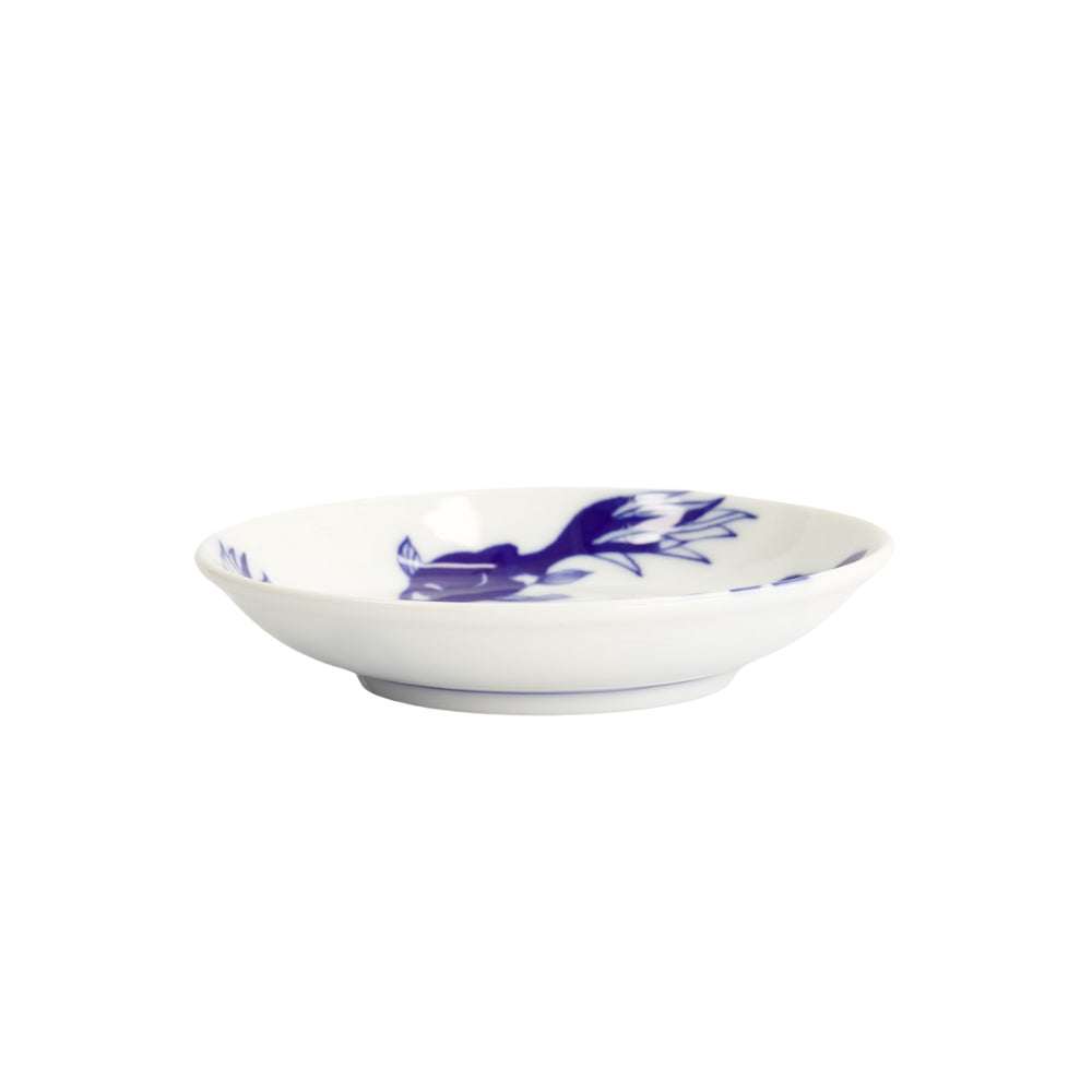 Tokyo Design Studio  Goldfish dyb tallerken, blå - Ø12,5 cm.