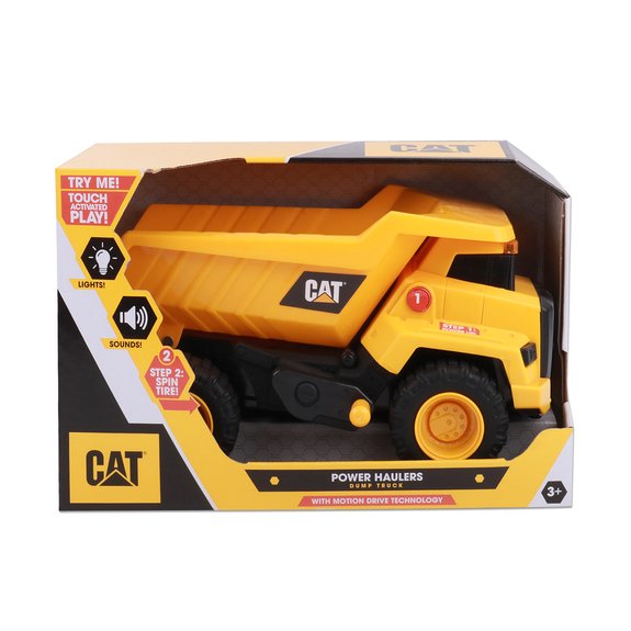Camion Benne CAT Plastique 30 cm sons et lumières