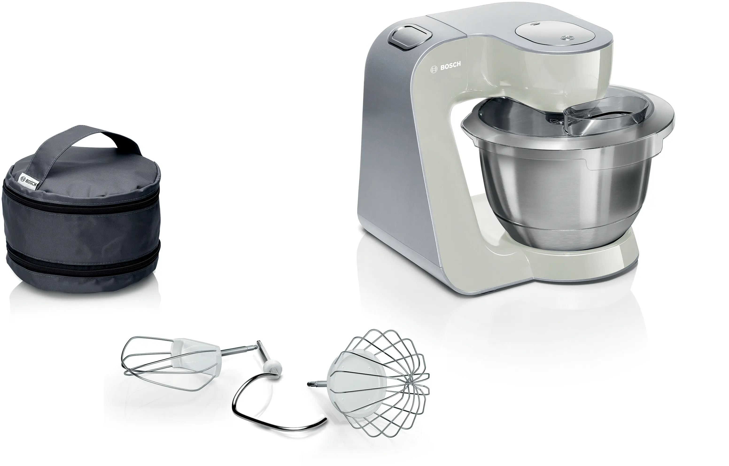 Serie 4 Keukenmachine MUM 5 1000 W Grijs, Wit, Zilver