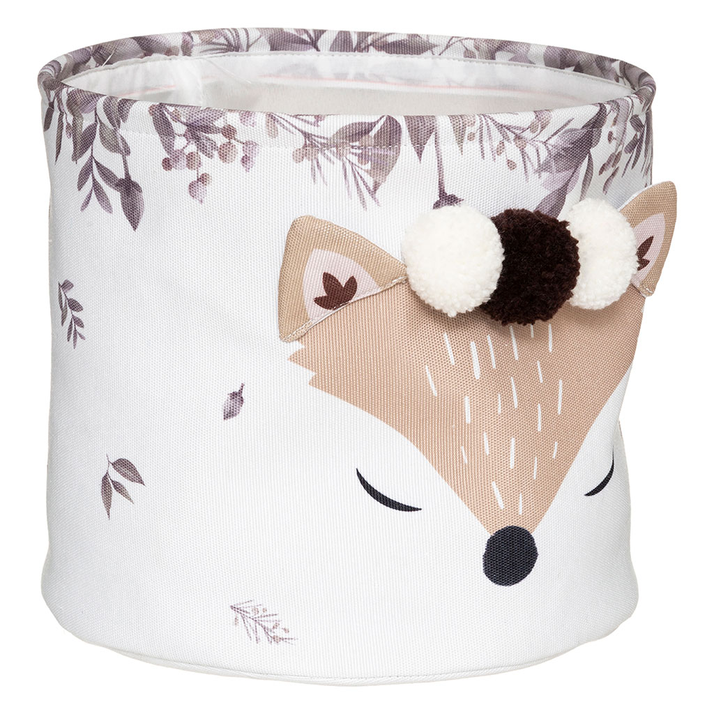 Panier de rangement renard 30x30x26cm