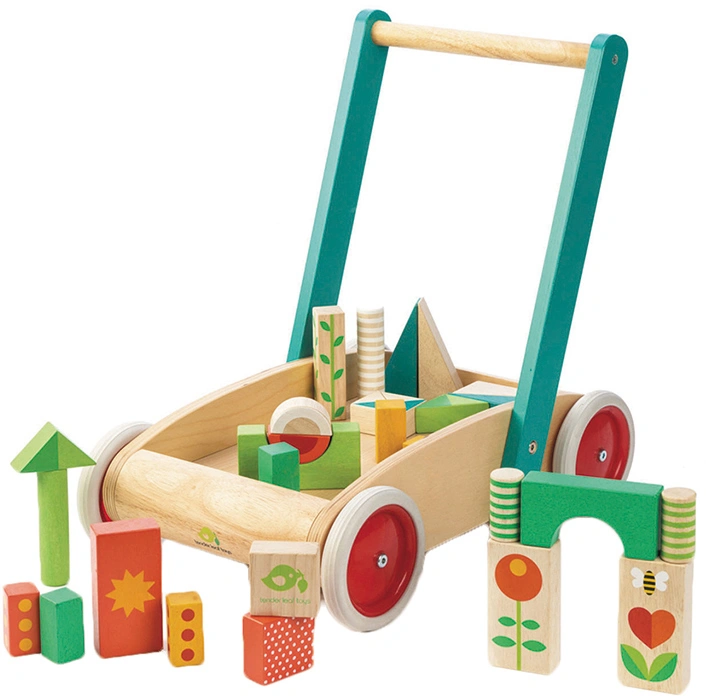 Lauflernwagen BUNTE KLÖTZCHEN 30-teilig