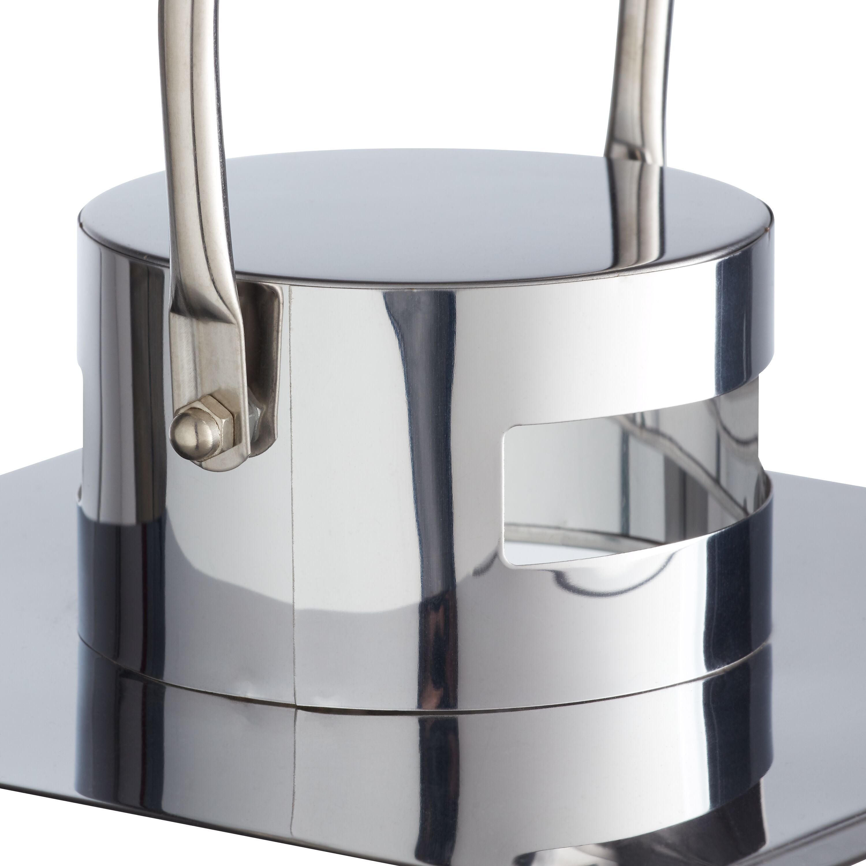 JANCA Laterne - Silber / B: 20.5 cm x T: 22.0 cm x H: 49.5 cm