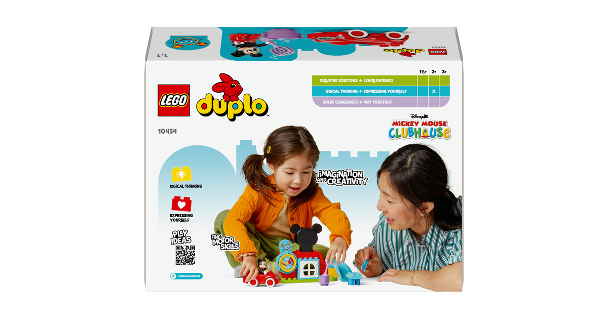 LEGODUPLO - Mickey Mouse clubhuis en auto Constructiespeelgoed  (10454)