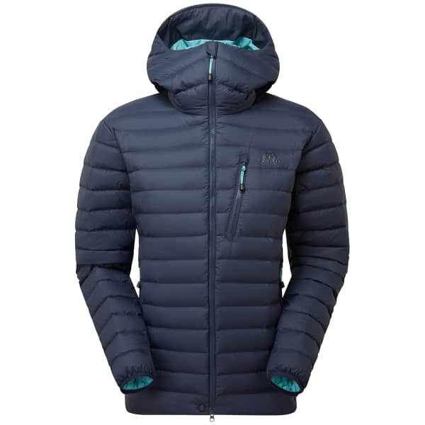 Doudoune ski de randonnée MOUNTAIN EQUIPMENT EARTHRISE HOODED W JKT COSMOS