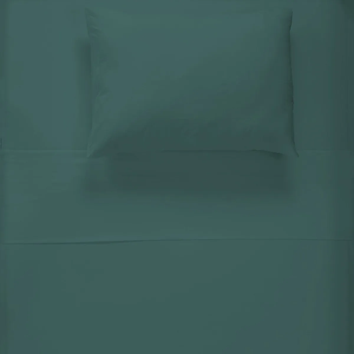 Origami Maison Ensemble Draps Flanelle Lit Double - Vert