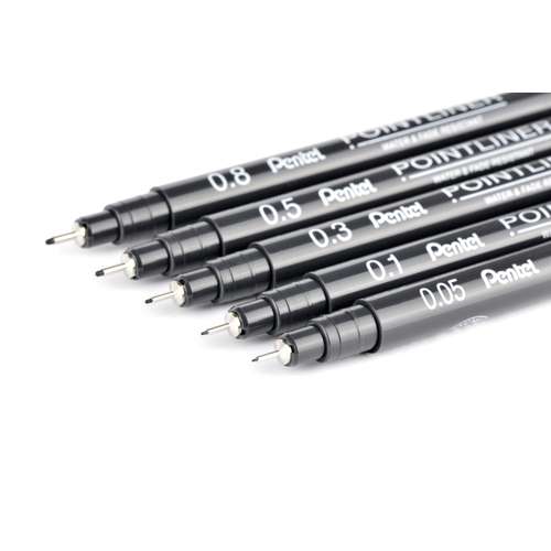 Pentel® POINTLINER Fineliner