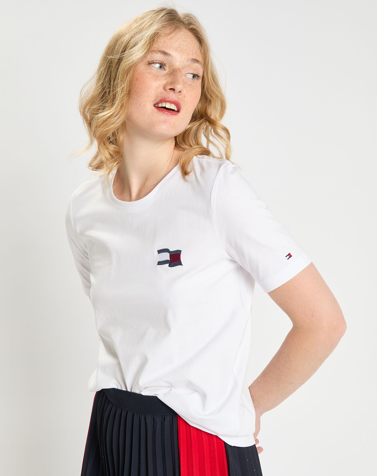 Tommy Hilfiger T-Shirt Motion Flag blanc