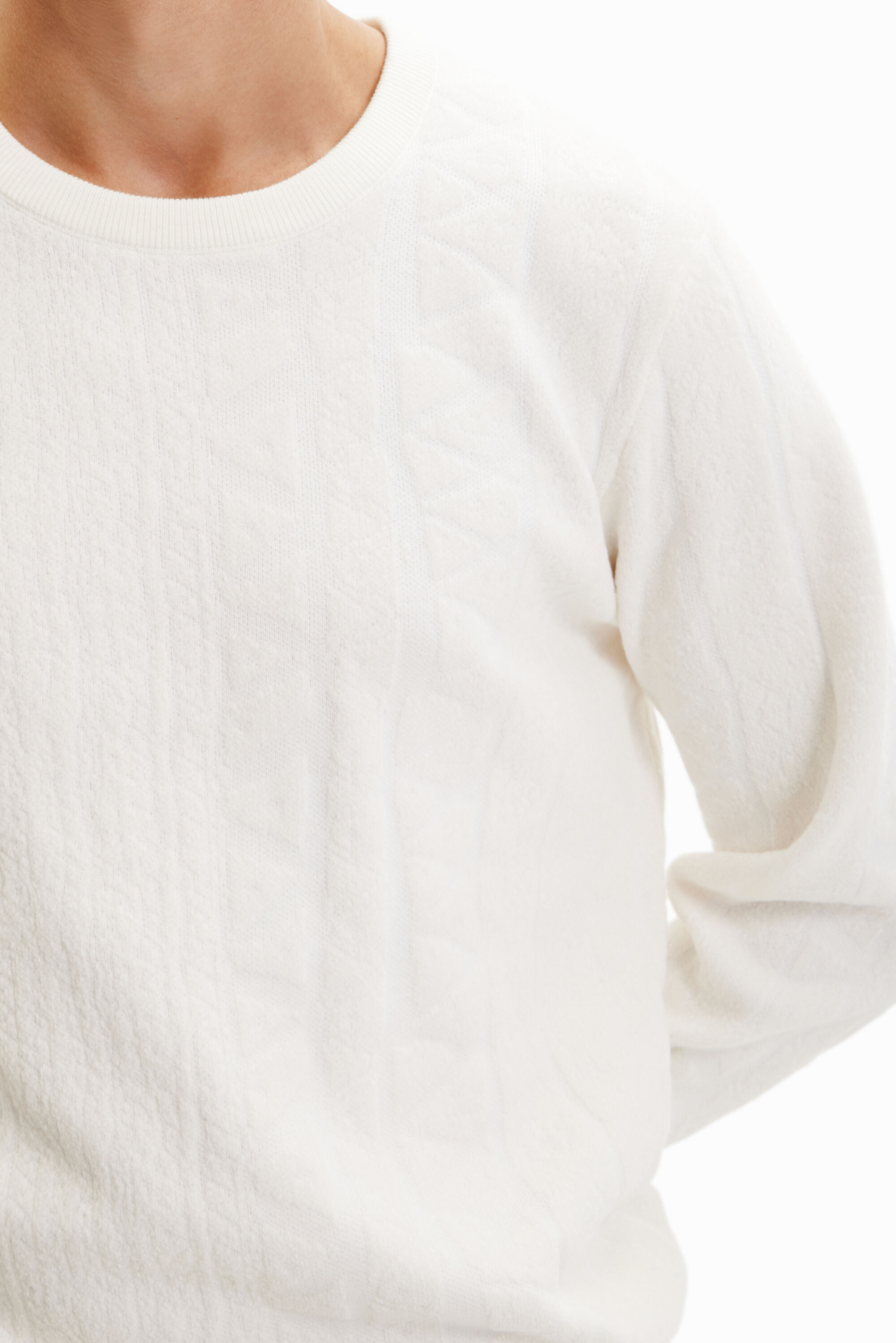 Pull motifs jacquard