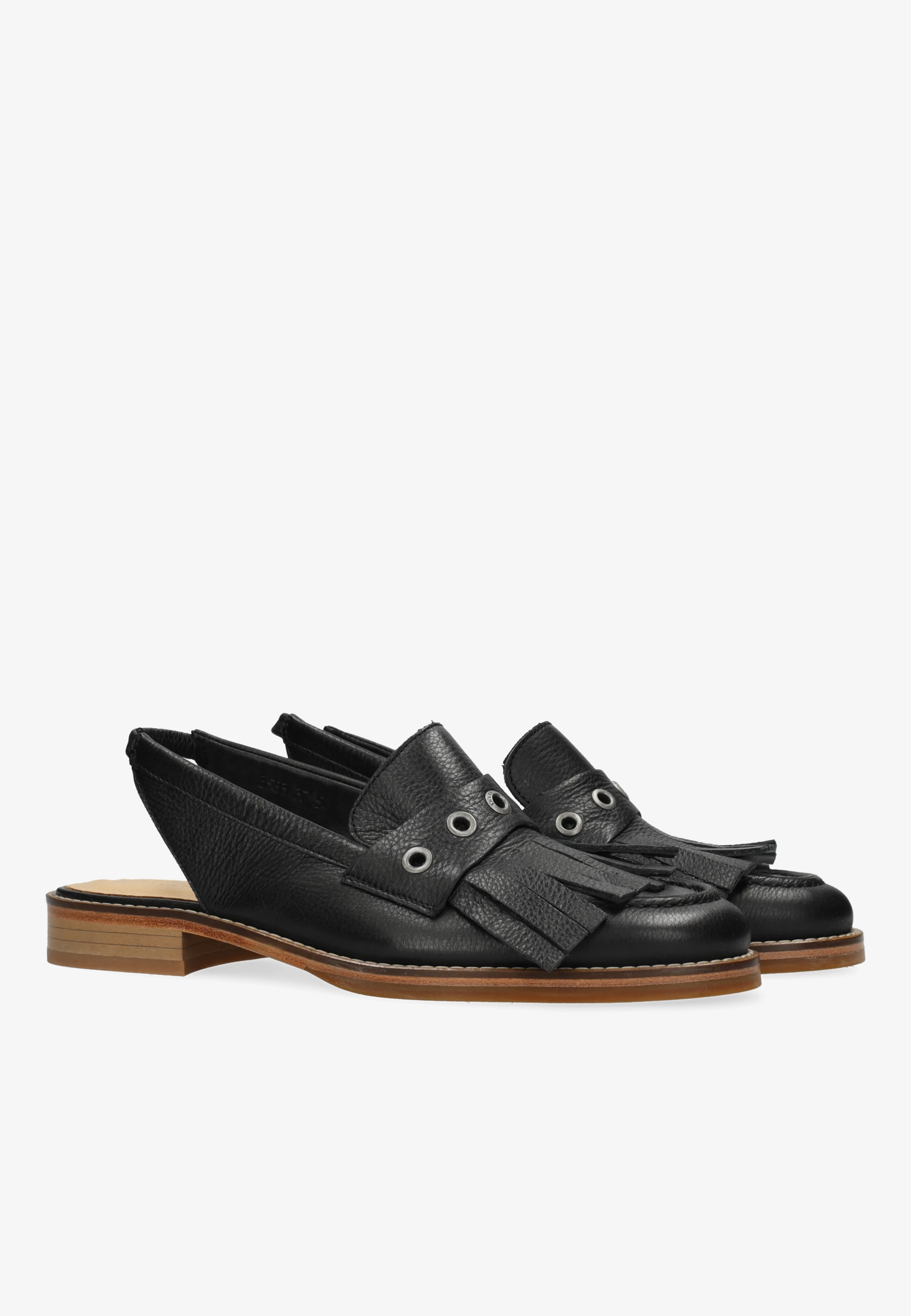 FES SLINGBACK Leather Black
