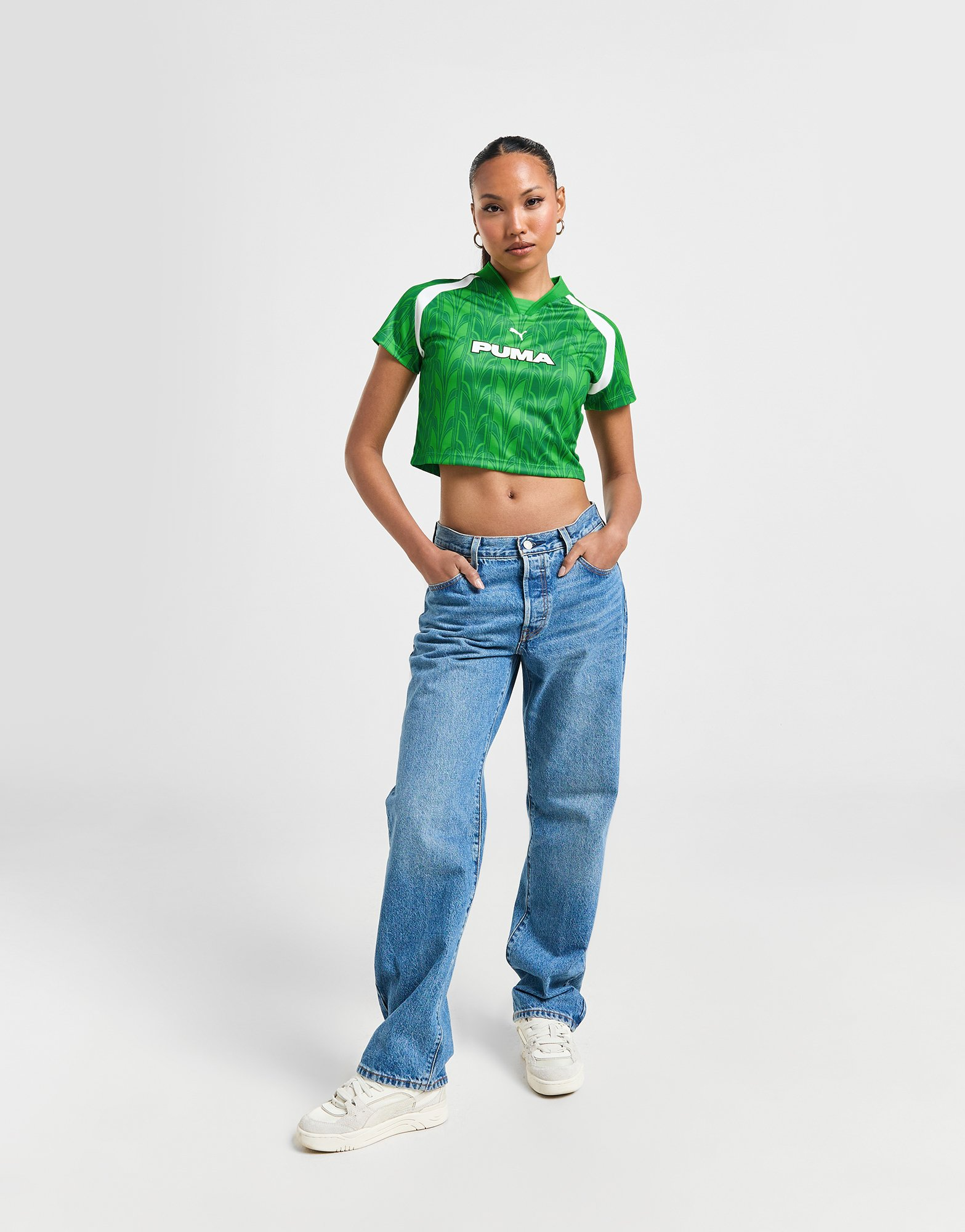 Puma Crop Top Football Femme