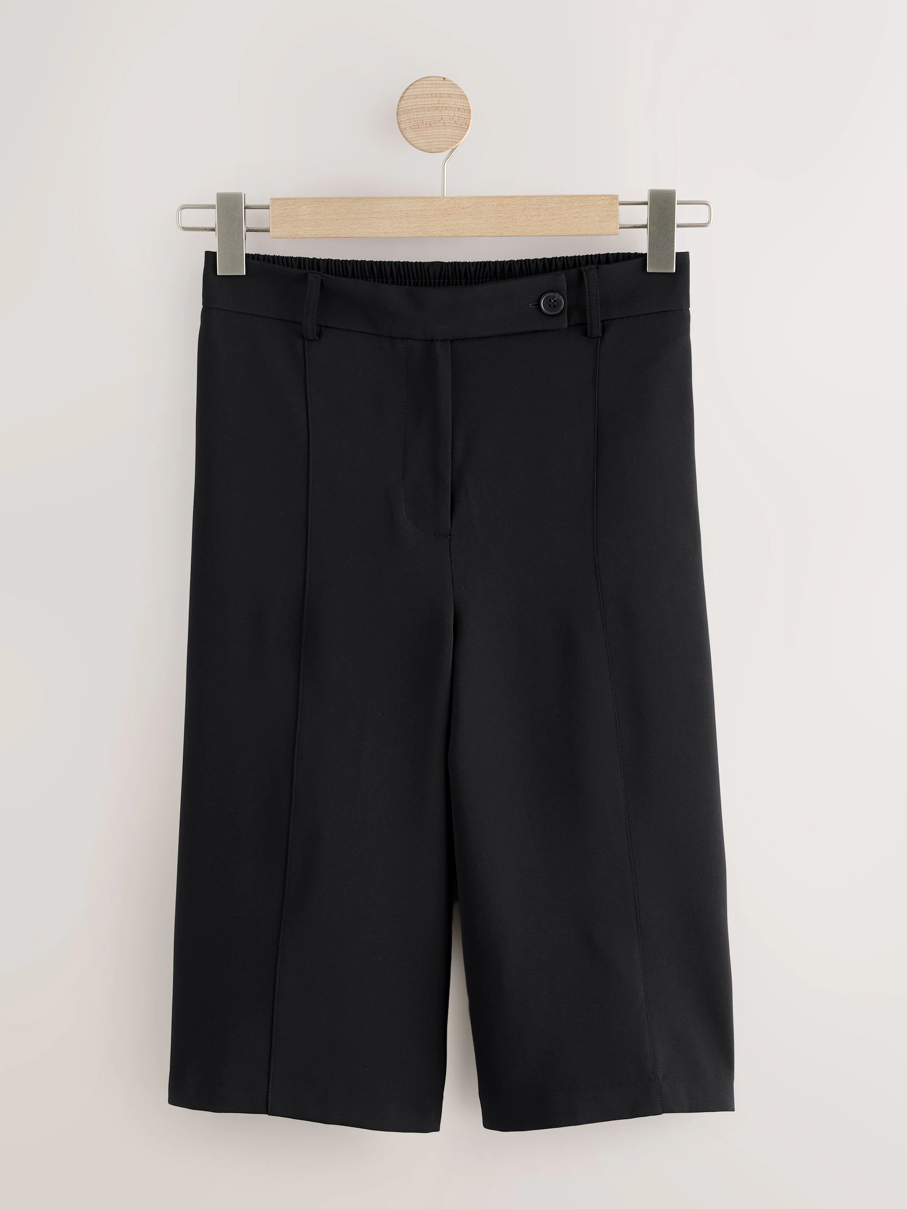 Zwart - Modieuze lange shorts
