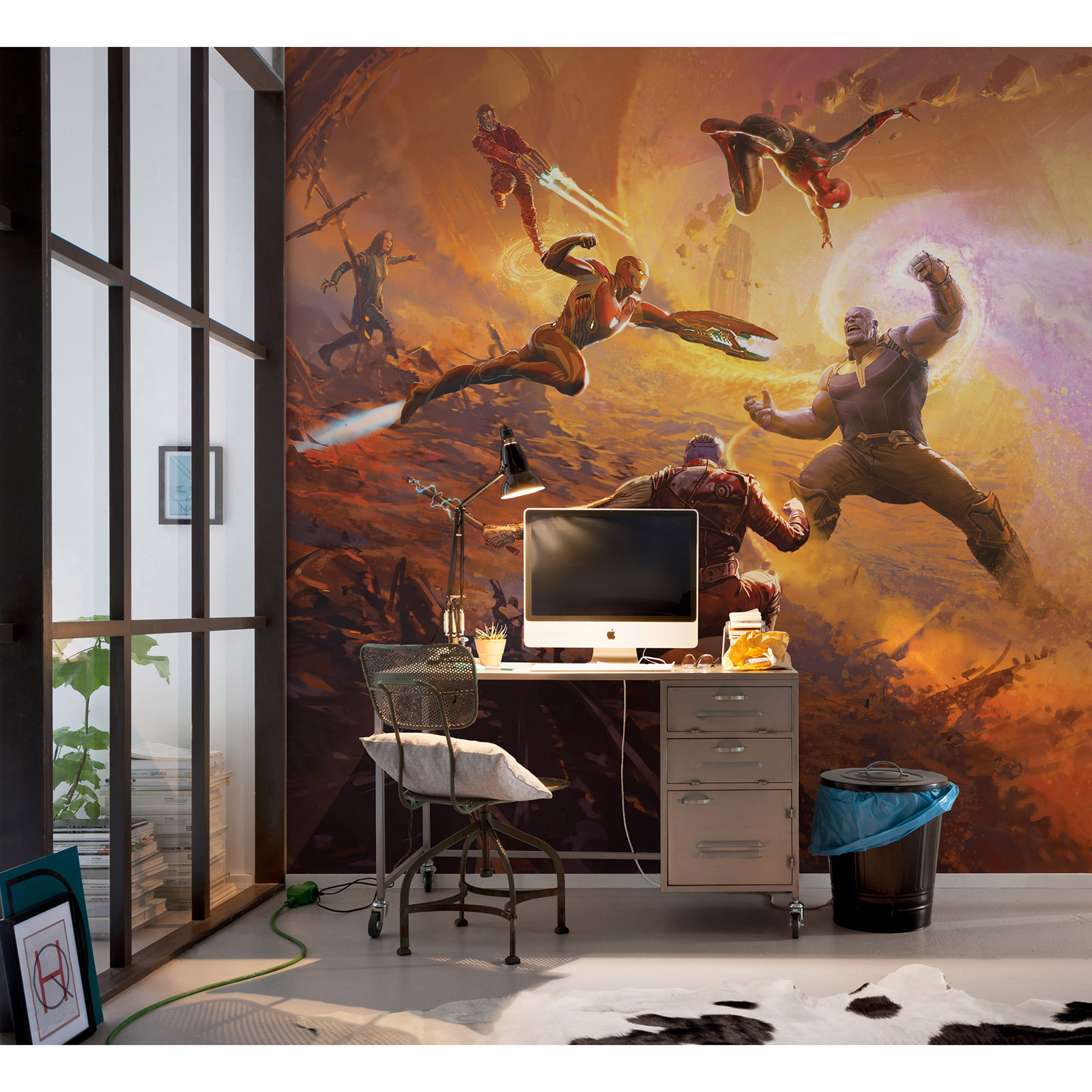 Vlies-Fototapete AVENGERS EPIC BATTLE TITAN - bunt - 250x280 cm