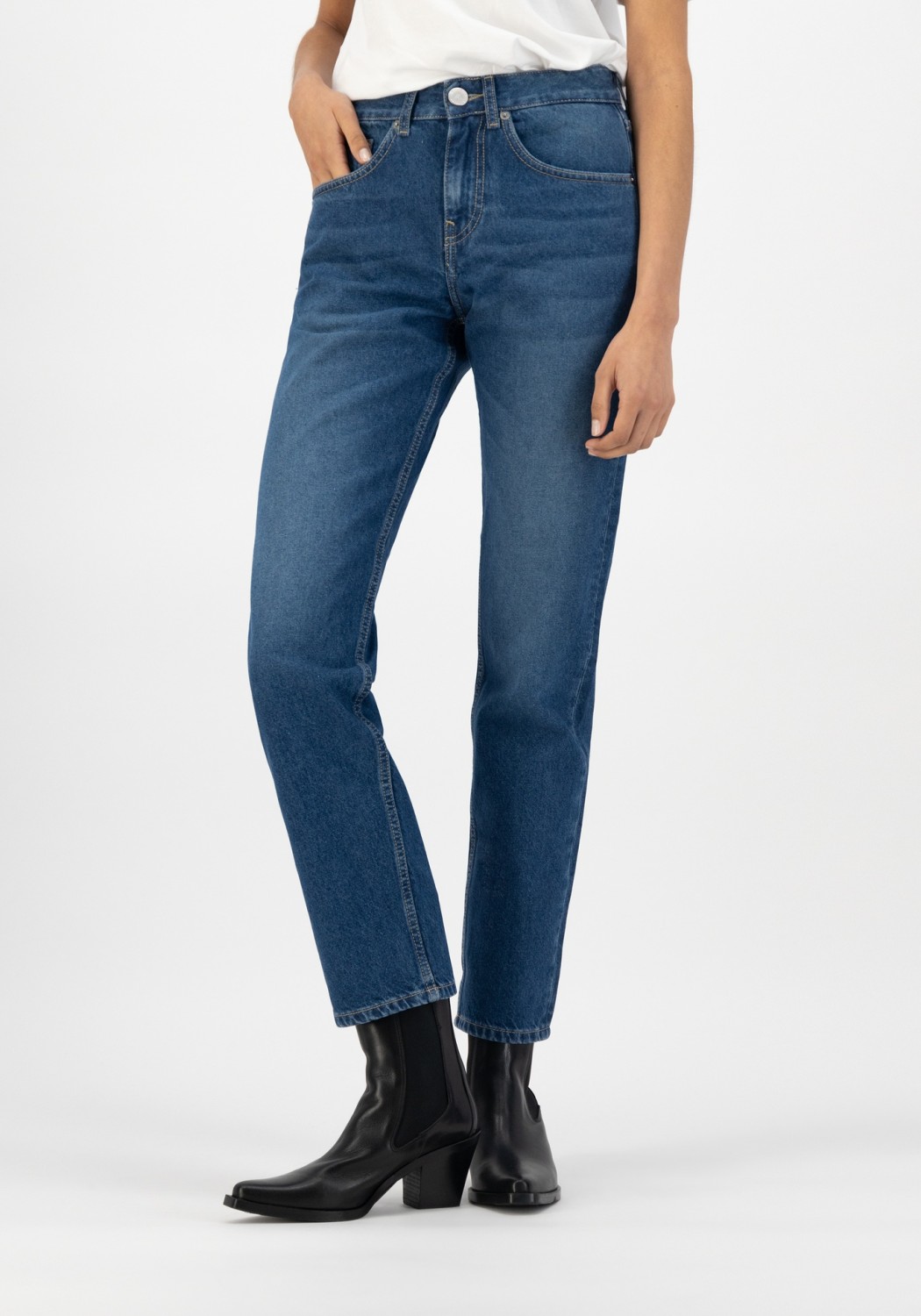 Mud Jeans Damenjeans Easy Go Used Stone