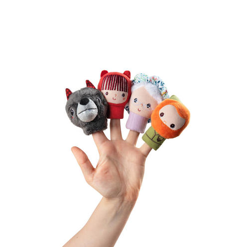 Chaperon Rouge Marionnettes à Doigts Multicolore - LILLIPUTIENS