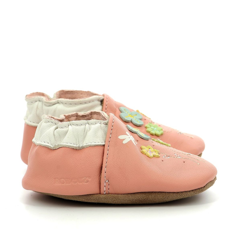 Robeez Robeez Chaussons Spring Time Rose