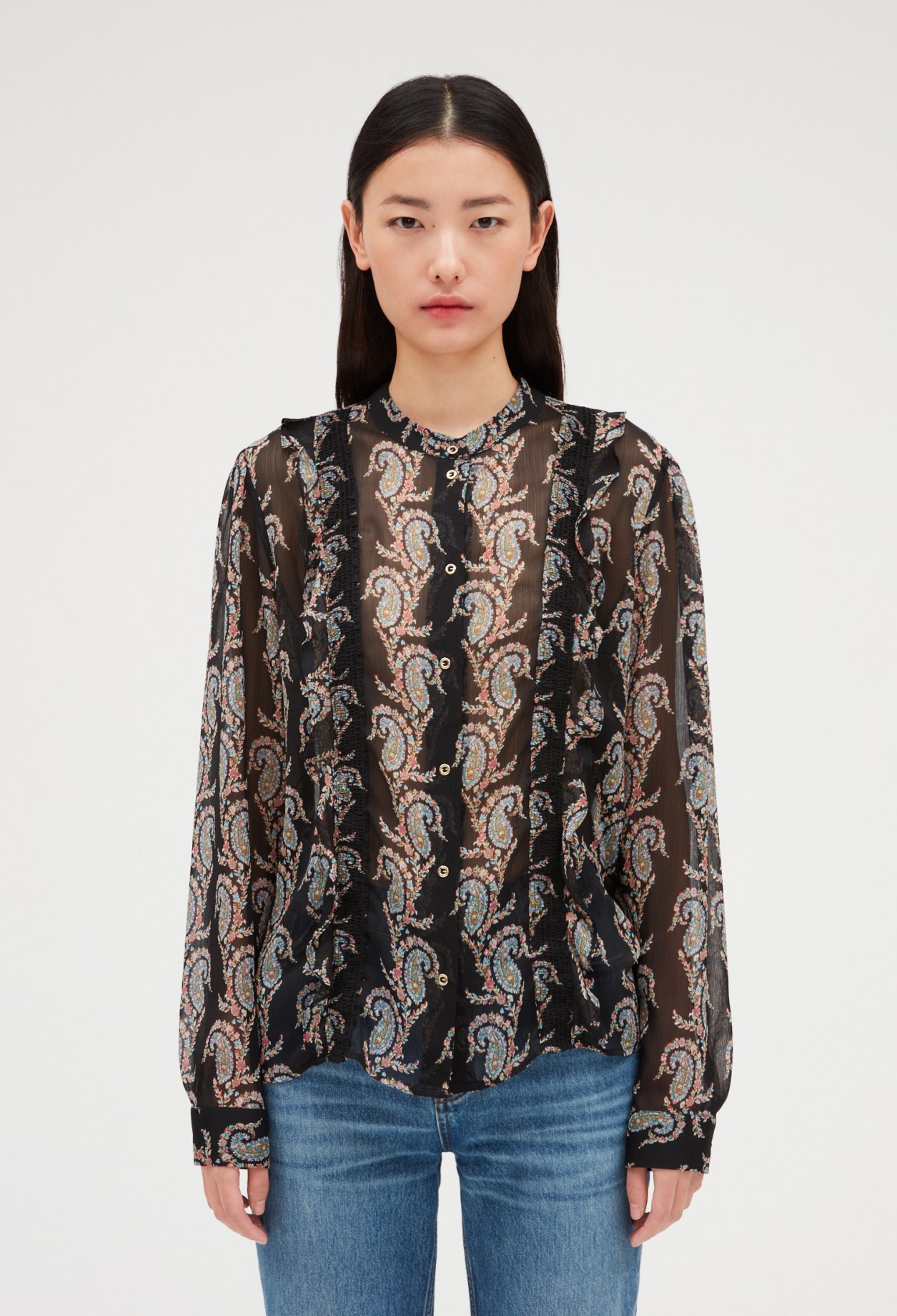 Chemise imprime cachemire